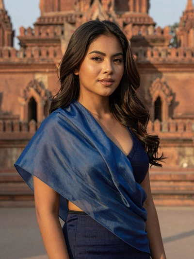 Channary, a beautiful 24-year-old Cambodian tour guide from Siem Reap