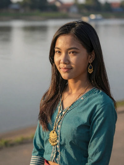 Keo, a gentle 25-year-old Laotian teacher from Vientiane with a peaceful smile