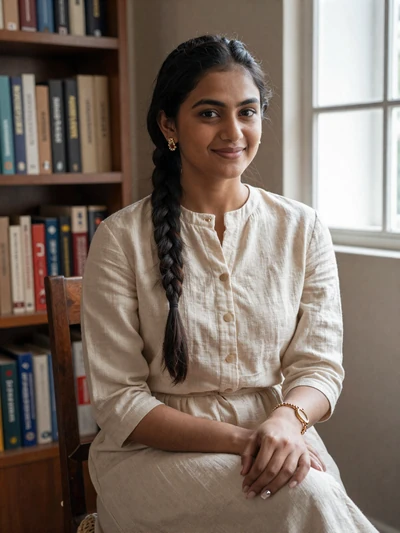 Anjali, 27-year-old Indian literature professor from Delhi on ShantiDate