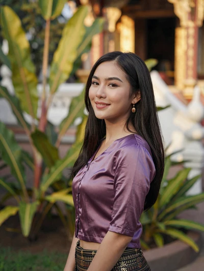Nattaya, 27-year-old Thai boutique owner from Chiang Mai on dating site