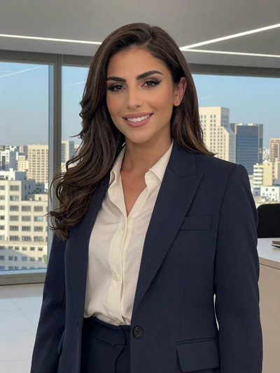 Rania Al-Hussein, 29 years old, professional Jordanian marketing manager from Amman seeking ambitious partner