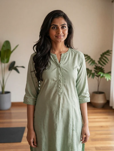 Priya, 29-year-old Indian yoga instructor from Mumbai seeking peaceful relationship