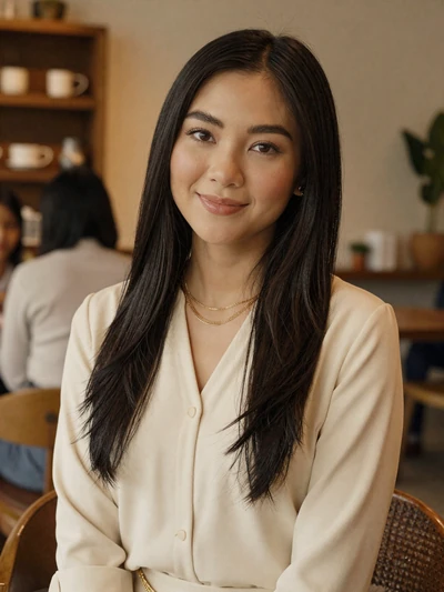 Sophea, a graceful 26-year-old Cambodian woman from Phnom Penh with a warm smile