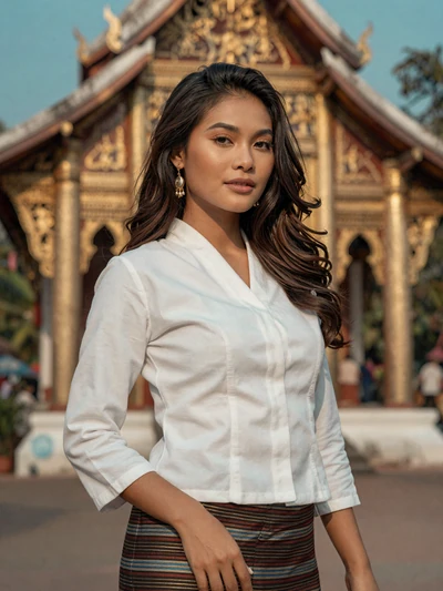 Soukanya, a beautiful 27-year-old Laotian woman from Luang Prabang